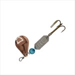 Rotating fishing lure, Regal Fish, model 8049, 12 grams, silver color